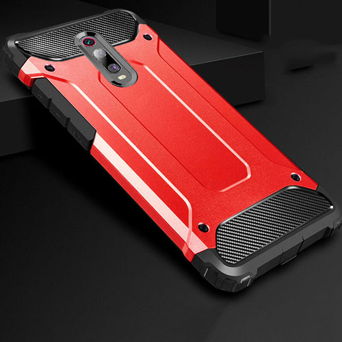 Ultra-thin Silicone Gel Soft Case 360 Degrees Cover for Xiaomi Mi 9T Red