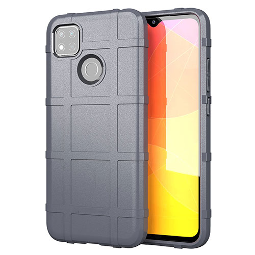 Ultra-thin Silicone Gel Soft Case 360 Degrees Cover for Xiaomi POCO C31 Gray