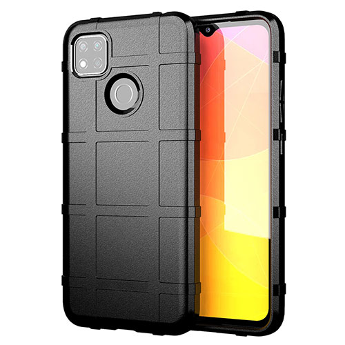 Ultra-thin Silicone Gel Soft Case 360 Degrees Cover for Xiaomi Redmi 9 Activ Black