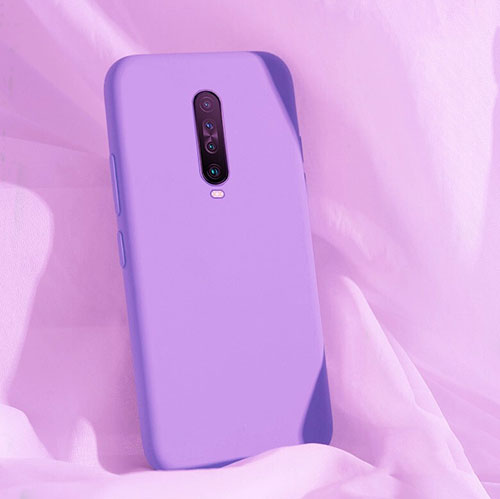 Ultra-thin Silicone Gel Soft Case 360 Degrees Cover for Xiaomi Redmi K30i 5G Purple