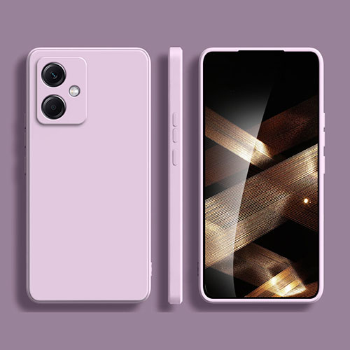 Ultra-thin Silicone Gel Soft Case 360 Degrees Cover for Xiaomi Redmi Note 12R Pro 5G Clove Purple