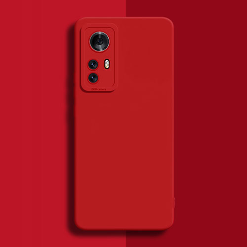 Ultra-thin Silicone Gel Soft Case 360 Degrees Cover for Xiaomi Redmi Note 12S Red