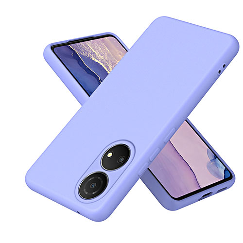 Ultra-thin Silicone Gel Soft Case 360 Degrees Cover H01P for Huawei Honor X7 Purple