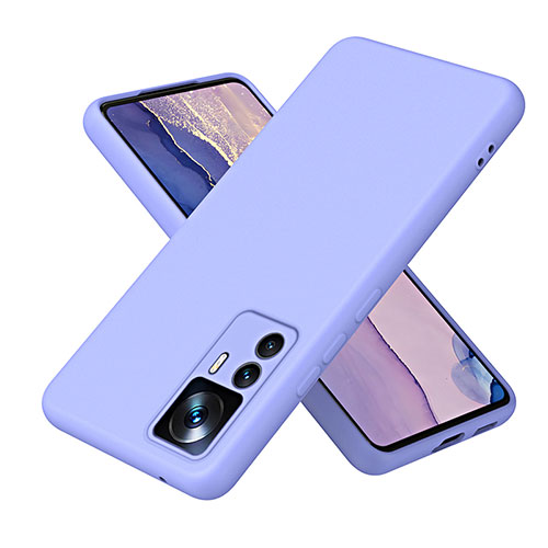 Ultra-thin Silicone Gel Soft Case 360 Degrees Cover H01P for Xiaomi Mi 12T 5G Purple