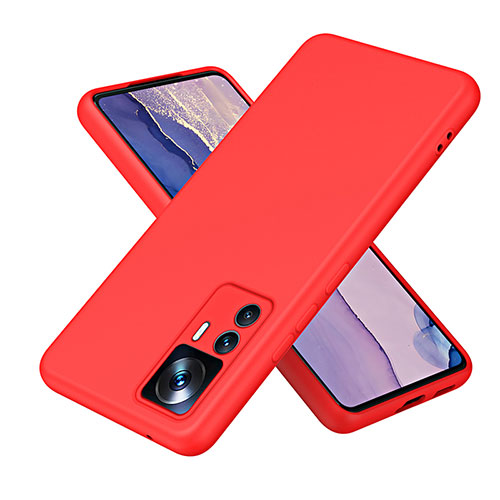 Ultra-thin Silicone Gel Soft Case 360 Degrees Cover H01P for Xiaomi Mi 12T 5G Red