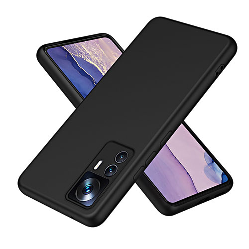 Ultra-thin Silicone Gel Soft Case 360 Degrees Cover H01P for Xiaomi Mi 12T Pro 5G Black