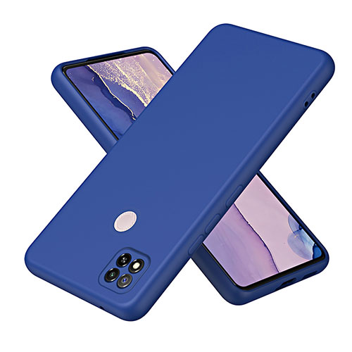 Ultra-thin Silicone Gel Soft Case 360 Degrees Cover H01P for Xiaomi POCO C3 Blue