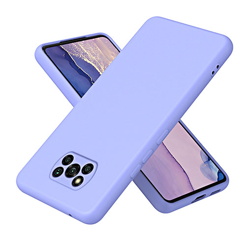Ultra-thin Silicone Gel Soft Case 360 Degrees Cover H01P for Xiaomi Poco X3 Pro Purple