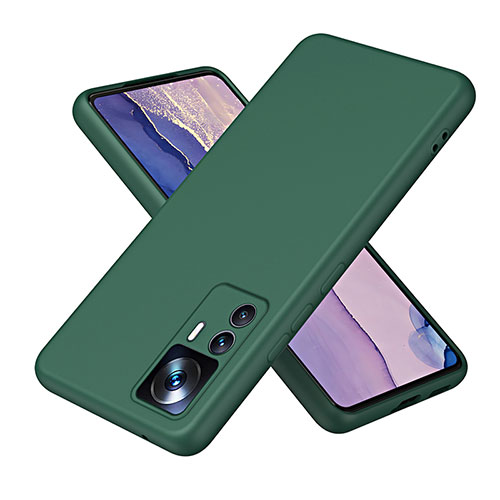 Ultra-thin Silicone Gel Soft Case 360 Degrees Cover H01P for Xiaomi Redmi K50 Ultra 5G Green