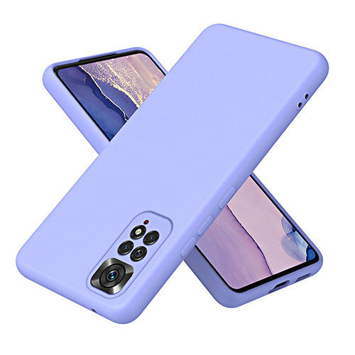 Ultra-thin Silicone Gel Soft Case 360 Degrees Cover H01P for Xiaomi Redmi Note 11 4G (2022) Lavender Gray
