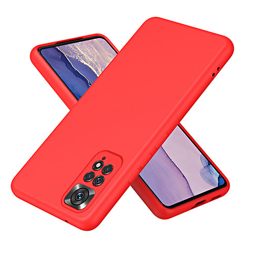 Ultra-thin Silicone Gel Soft Case 360 Degrees Cover H01P for Xiaomi Redmi Note 11 4G (2022) Red