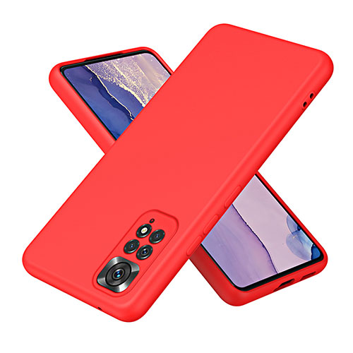 Ultra-thin Silicone Gel Soft Case 360 Degrees Cover H01P for Xiaomi Redmi Note 11 Pro 4G Red