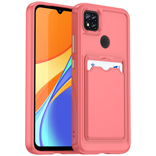 Ultra-thin Silicone Gel Soft Case 360 Degrees Cover HD1 for Xiaomi Redmi 9 Activ Red