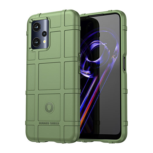 Ultra-thin Silicone Gel Soft Case 360 Degrees Cover J01S for Realme V25 5G Green