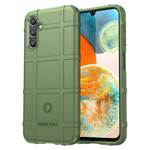 Ultra-thin Silicone Gel Soft Case 360 Degrees Cover J01S for Samsung Galaxy M44 5G Green