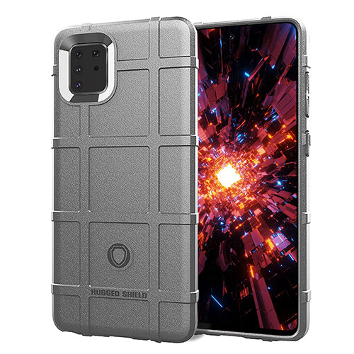 Ultra-thin Silicone Gel Soft Case 360 Degrees Cover J01S for Samsung Galaxy M60s Gray