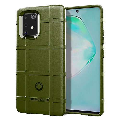 Ultra-thin Silicone Gel Soft Case 360 Degrees Cover J01S for Samsung Galaxy M80S Green