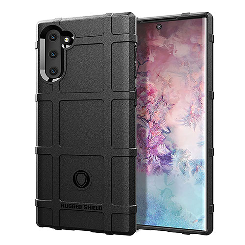 Ultra-thin Silicone Gel Soft Case 360 Degrees Cover J01S for Samsung Galaxy Note 10 5G Black