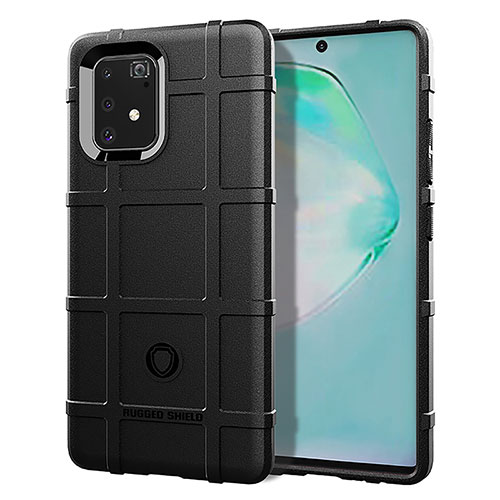 Ultra-thin Silicone Gel Soft Case 360 Degrees Cover J01S for Samsung Galaxy S10 Lite Black