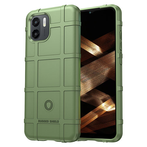 Ultra-thin Silicone Gel Soft Case 360 Degrees Cover J01S for Xiaomi Poco C50 Green