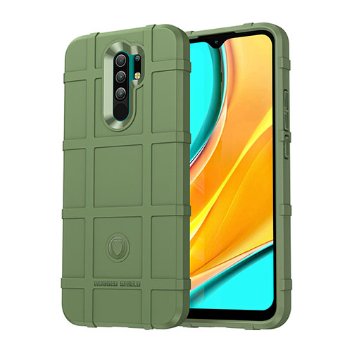 Ultra-thin Silicone Gel Soft Case 360 Degrees Cover J01S for Xiaomi Poco M2 Green