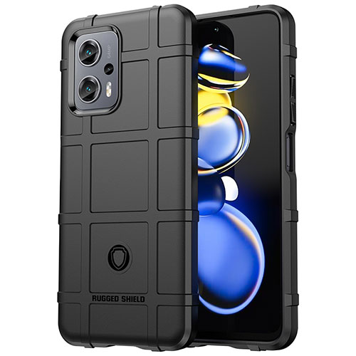 Ultra-thin Silicone Gel Soft Case 360 Degrees Cover J01S for Xiaomi Poco X4 GT 5G Black