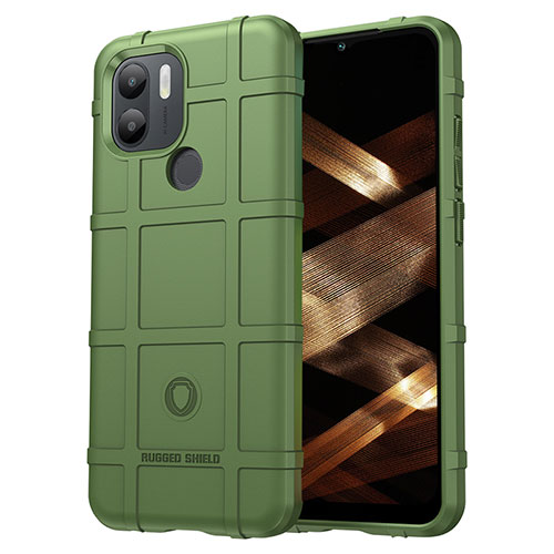 Ultra-thin Silicone Gel Soft Case 360 Degrees Cover J01S for Xiaomi Redmi A1 Plus Green