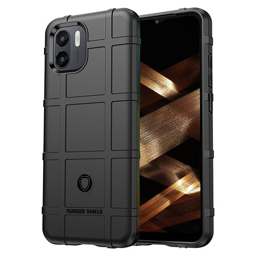 Ultra-thin Silicone Gel Soft Case 360 Degrees Cover J01S for Xiaomi Redmi A2 Plus Black