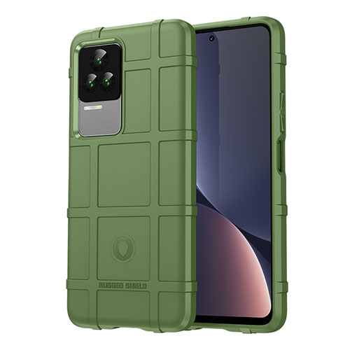 Ultra-thin Silicone Gel Soft Case 360 Degrees Cover J01S for Xiaomi Redmi K60E 5G Green