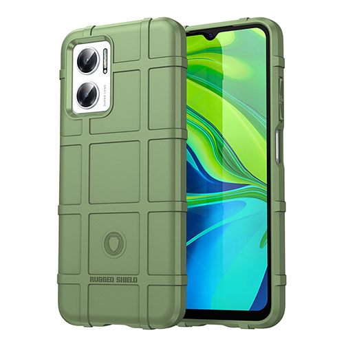 Ultra-thin Silicone Gel Soft Case 360 Degrees Cover J01S for Xiaomi Redmi Note 11E 5G Green