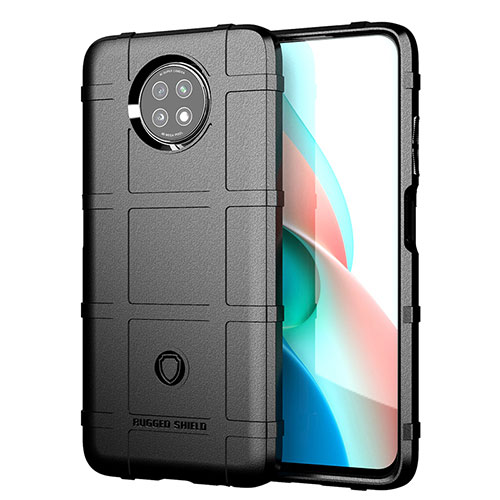 Ultra-thin Silicone Gel Soft Case 360 Degrees Cover J01S for Xiaomi Redmi Note 9T 5G Black