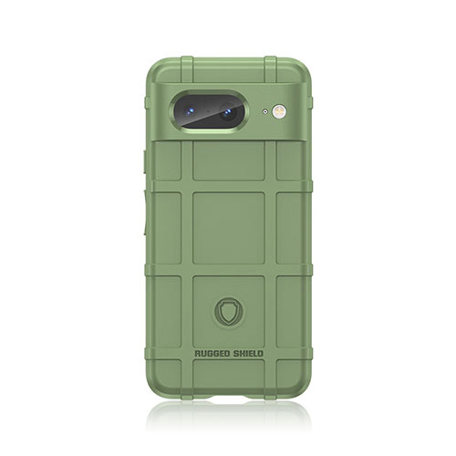 Ultra-thin Silicone Gel Soft Case 360 Degrees Cover J02S for Google Pixel 8 5G Green