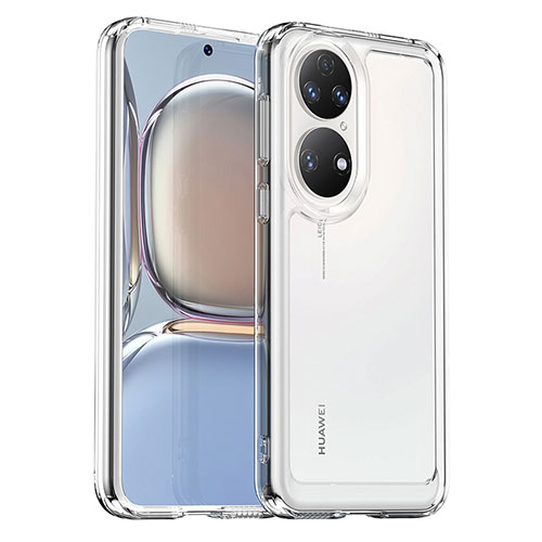 Ultra-thin Silicone Gel Soft Case 360 Degrees Cover J02S for Huawei P50 Clear