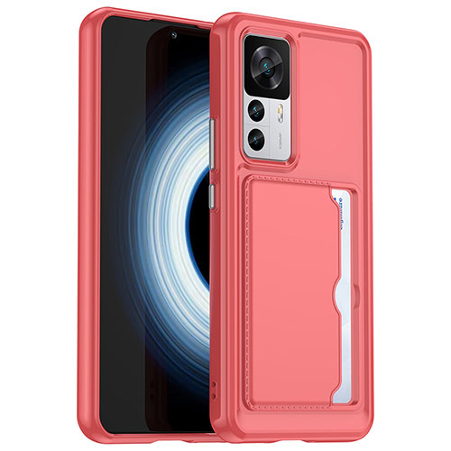 Ultra-thin Silicone Gel Soft Case 360 Degrees Cover J02S for Xiaomi Mi 12T 5G Red