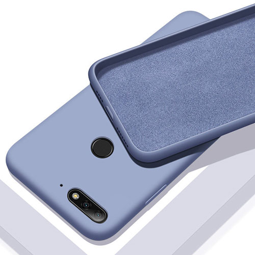 Ultra-thin Silicone Gel Soft Case 360 Degrees Cover S01 for Huawei Enjoy 8e Blue