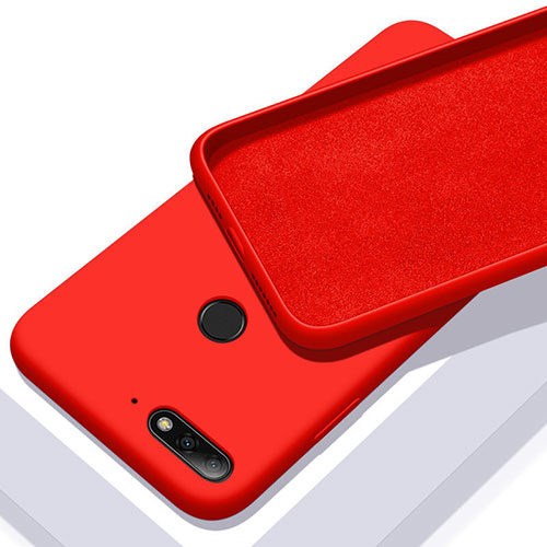 Ultra-thin Silicone Gel Soft Case 360 Degrees Cover S01 for Huawei Enjoy 8e Red