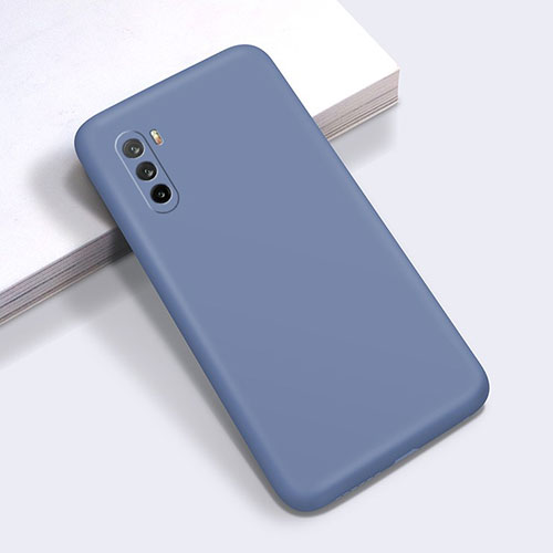 Ultra-thin Silicone Gel Soft Case 360 Degrees Cover S01 for Huawei Mate 40 Lite 5G Lavender Gray