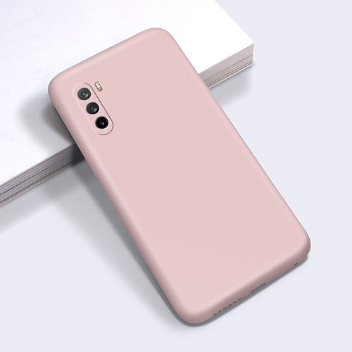 Ultra-thin Silicone Gel Soft Case 360 Degrees Cover S01 for Huawei Mate 40 Lite 5G Pink