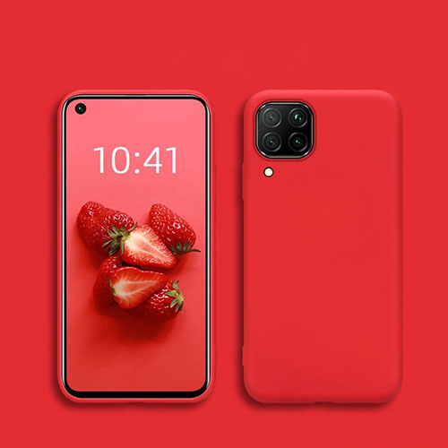 Ultra-thin Silicone Gel Soft Case 360 Degrees Cover S01 for Huawei Nova 6 SE Red