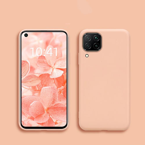 Ultra-thin Silicone Gel Soft Case 360 Degrees Cover S01 for Huawei Nova 6 SE Rose Gold