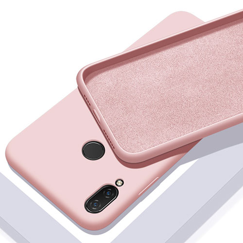 Ultra-thin Silicone Gel Soft Case 360 Degrees Cover S01 for Huawei P Smart Z Pink