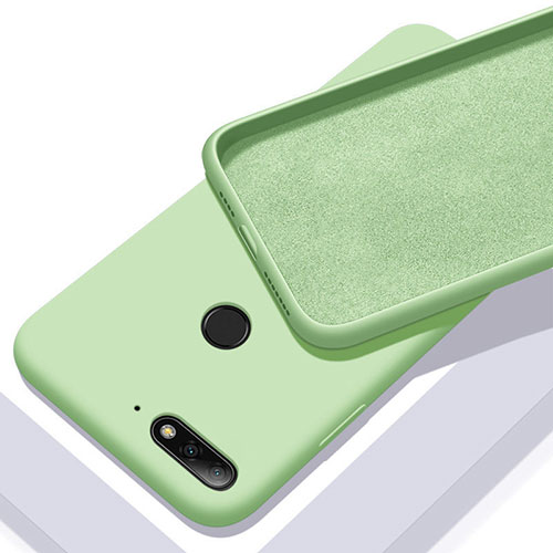 Ultra-thin Silicone Gel Soft Case 360 Degrees Cover S01 for Huawei Y6 Prime (2018) Green