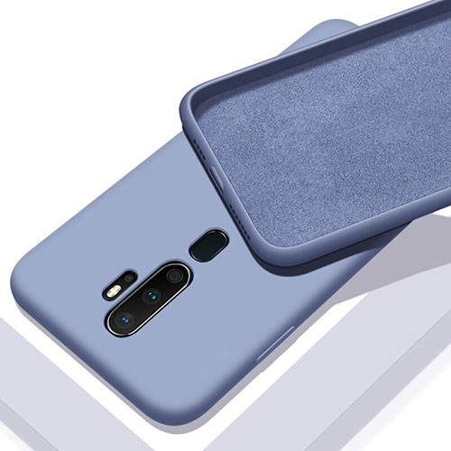 Ultra-thin Silicone Gel Soft Case 360 Degrees Cover S01 for Oppo A11X Gray