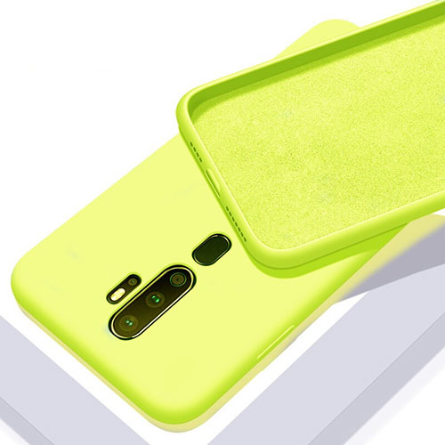 Ultra-thin Silicone Gel Soft Case 360 Degrees Cover S01 for Oppo A11X Yellow