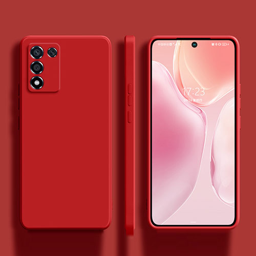 Ultra-thin Silicone Gel Soft Case 360 Degrees Cover S01 for Oppo K9S 5G Red