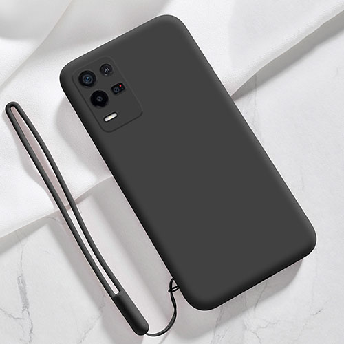 Ultra-thin Silicone Gel Soft Case 360 Degrees Cover S01 for Oppo K9X 5G Black
