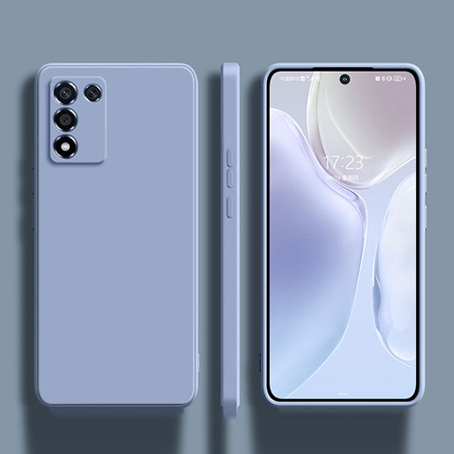 Ultra-thin Silicone Gel Soft Case 360 Degrees Cover S01 for Realme 9 SE 5G Lavender Gray