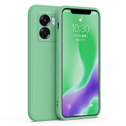 Ultra-thin Silicone Gel Soft Case 360 Degrees Cover S01 for Realme Q5i 5G Green