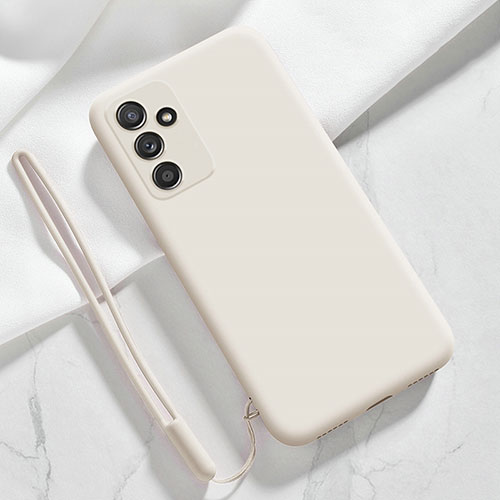 Ultra-thin Silicone Gel Soft Case 360 Degrees Cover S01 for Samsung Galaxy A14 4G White