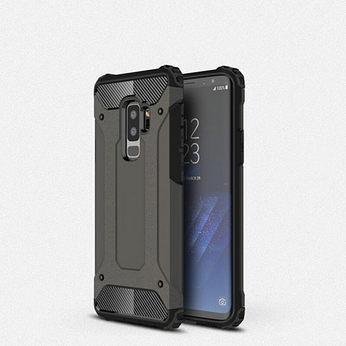 Ultra-thin Silicone Gel Soft Case 360 Degrees Cover S01 for Samsung Galaxy S9 Plus Black